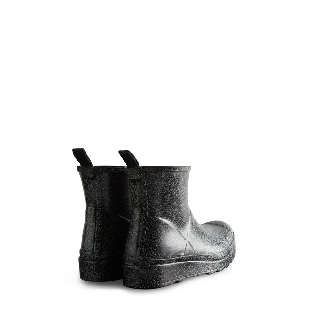 Hunter Women's PLAY™ Starcloud Glitter Short Rain Boots in Black - Picture 7 of 9